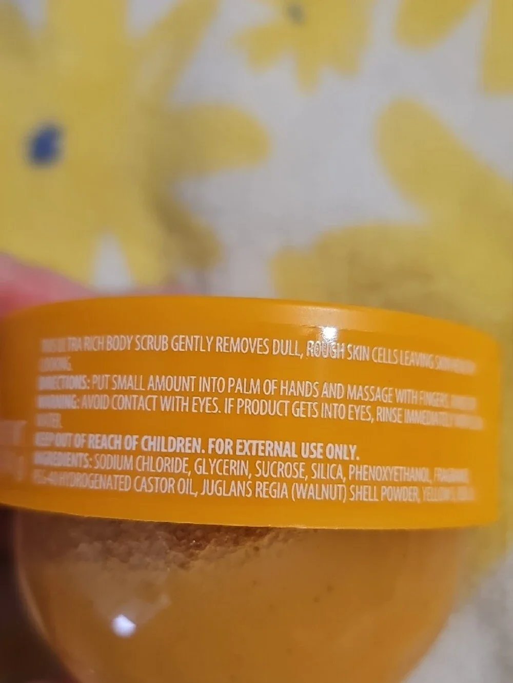 Exfoliating Sugar Scrub - Orange (Pistachio & Caramel)